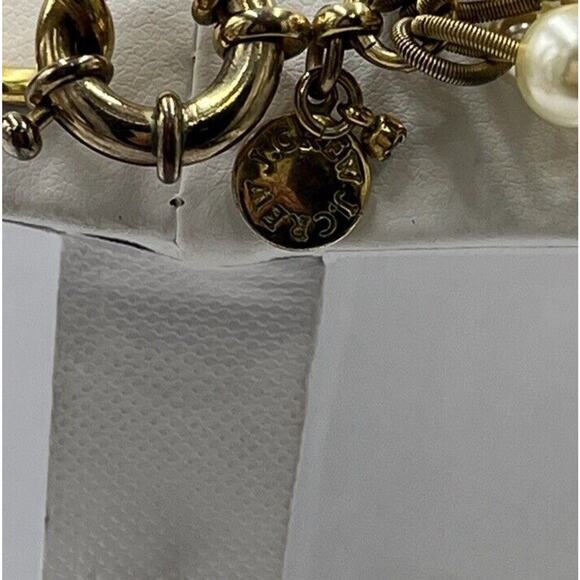 J. Crew Vintage Signed Five Multi-strand Off White Faux Pearl Necklace - Picture 7 of 13